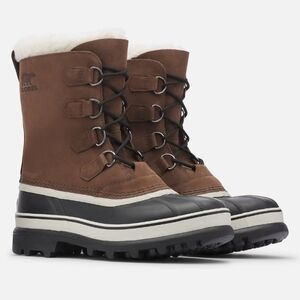 Sorel Men's Brown and Black Snow Boots